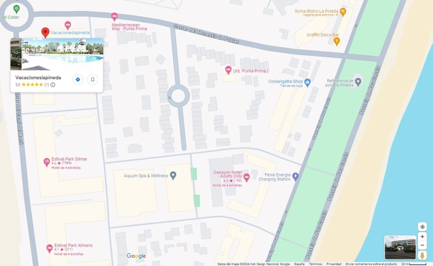Port Aventura, Exclusivo Alojamiento La Pineda Bagian luar foto